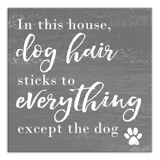 Dog Hair Canvas Wall Art